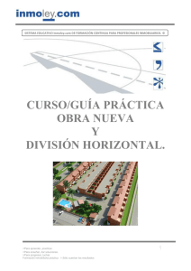 curso/guía práctica obra nueva y división horizontal.