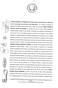 CONTRATO ABIERTO DE PRÓRROGA DEL PLAZO número