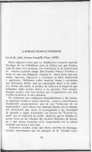 A ROMAN FRANCO FONDEUR Por el Dr. Julio Genaro Campillo