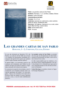 LAS GRANDES CARTAS DE SAN PABLO