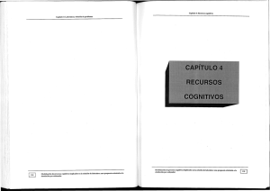 Capítulo 4: Recursos cognitivos Modelizacion de procesos