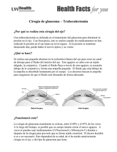 Glaucoma Surgery: Trabeculectomy