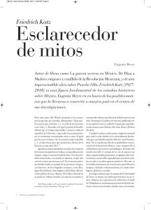 Friedrich Katz - Revista de la Universidad de México