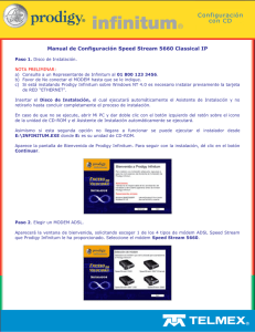Manual de Configuración Speed Stream 5660 Classical IP