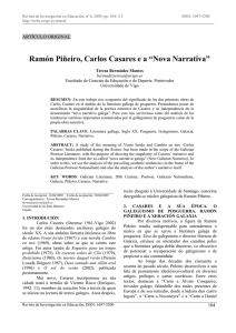 Ramón Piñeiro, Carlos Casares ea “Nova Narrativa”