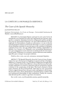 La corte de la monarquía hispánica - Gredos