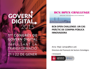 Presentació - Congrés de Govern Digital