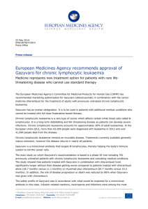Gazyvaro - European Medicines Agency