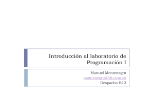 Introducción al laboratorio de Programación I