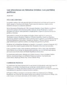 Las elecciones en Estados Unidos: Los partidos