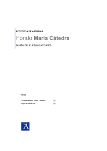 Fondo Maria Catedra