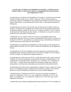 1 Acuerdo entre el Gobierno de la República de Costa Rica y el