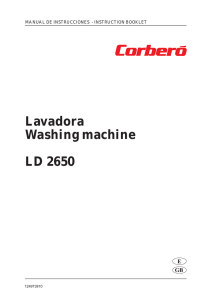 Lavadora Washing machine LD 2650
