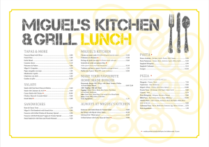 miguel`s kitchen make your favourite home made burger always at