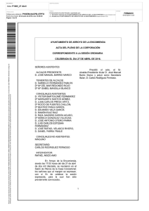 Acta: P1605_27 Abril FIRMADO - Ayuntamiento de Arroyo de la