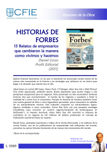 RESUMEN HISTORIAS DE FORBES
