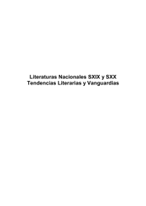 Literaturas Nacionales SXIX y SXX Tendencias Literarias y