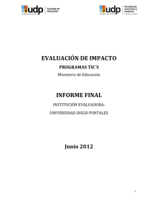 evaluación de impacto informe final