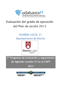Evaluación del grado de ejecución del Plan de acción (PDF