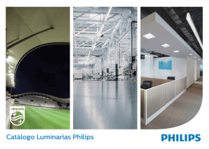 Catálogo Luminarias Philips