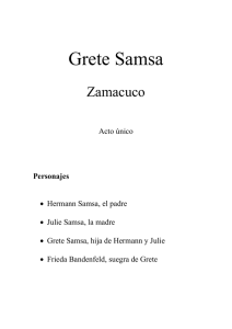 Grete Samsa - FlacsoAndes