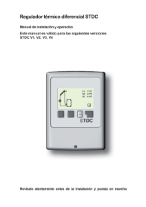 Regulador térmico diferencial STDC