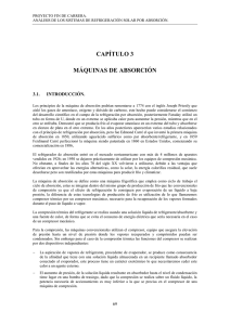 CAPÍTULO 3.0 MAQUINAS DE ABSORCION