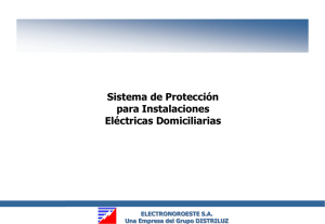 5.- Sistema de Protección para Instalaciones Eléctricas