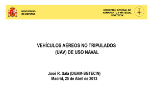 VEH&Iacute;CULOS A&Eacute;REOS NO TRIPULADOS (UAV) DE USO NAVAL (U