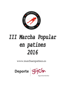 Convocatoria III Marcha en patines 2016