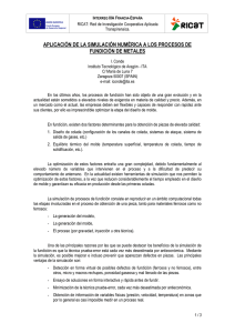 APLICACIÓN DE LA SIMULACIÓN NUMÉRICA A LOS PROCESOS