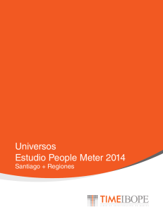 Universos Estudio People Meter 2014