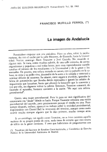 La imagen de Andalucía - Revista de Estudios Regionales
