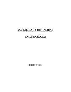 sacralidad y ritualidad en el siglo xxi