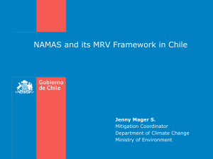 NAMAS and its MRV Framework in Chile