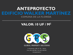 anteproyecto / edificio walker martínez