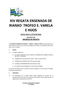 XIV REGATA ENSENADA DE RIANXO TROFEO E. VARELA E HIJOS