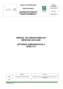 MOP-SDP-01 Manual de Operaciones de Medicina Nuclear