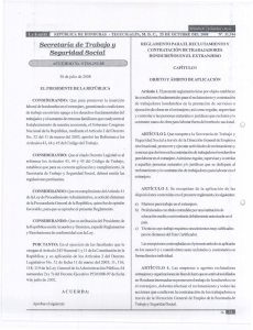 reglamento para el reclutamiento y la contratación