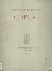 pedro de portugal - Biblioteca Virtual Miguel de Cervantes