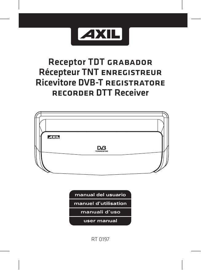 Sintonizador TDT ENGEL RT-0197 Negro USB Grabador