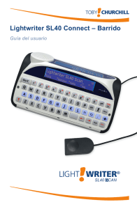 Lightwriter SL40 Connect – Barrido