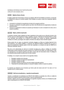 normas internas de participación circuito de