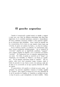 El gaucho argentino - Revista Iberoamericana
