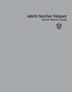 Adolfo Sánchez Vázquez - Universidad de Guadalajara