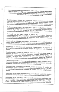 … Acuerdo entre el Gobierno de la República de Colombia y el