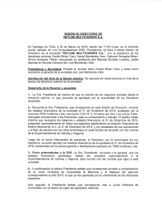 Page 1 SESIÓN DE DIRECTORIO DE NETLINE MULTICARRIER