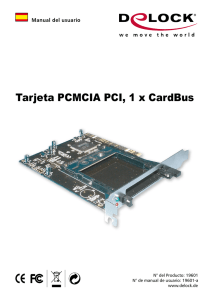 Tarjeta PCMCIA PCI, 1 x CardBus