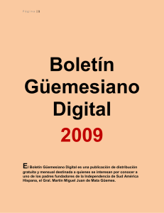Boletín Güemesiano 2009