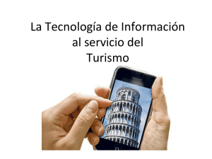 Tecnología e Información al Servicio del Turismo